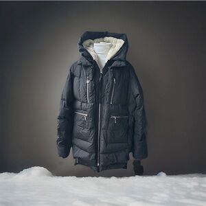 Orolay Down Women's Black Puffer Jacket - size XL Winter Ski Outdoors Warm